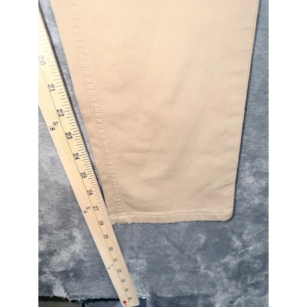 Banana Republic Mens Traveler Athletic Tapered Fit Chinos Pants 33x30 Khaki